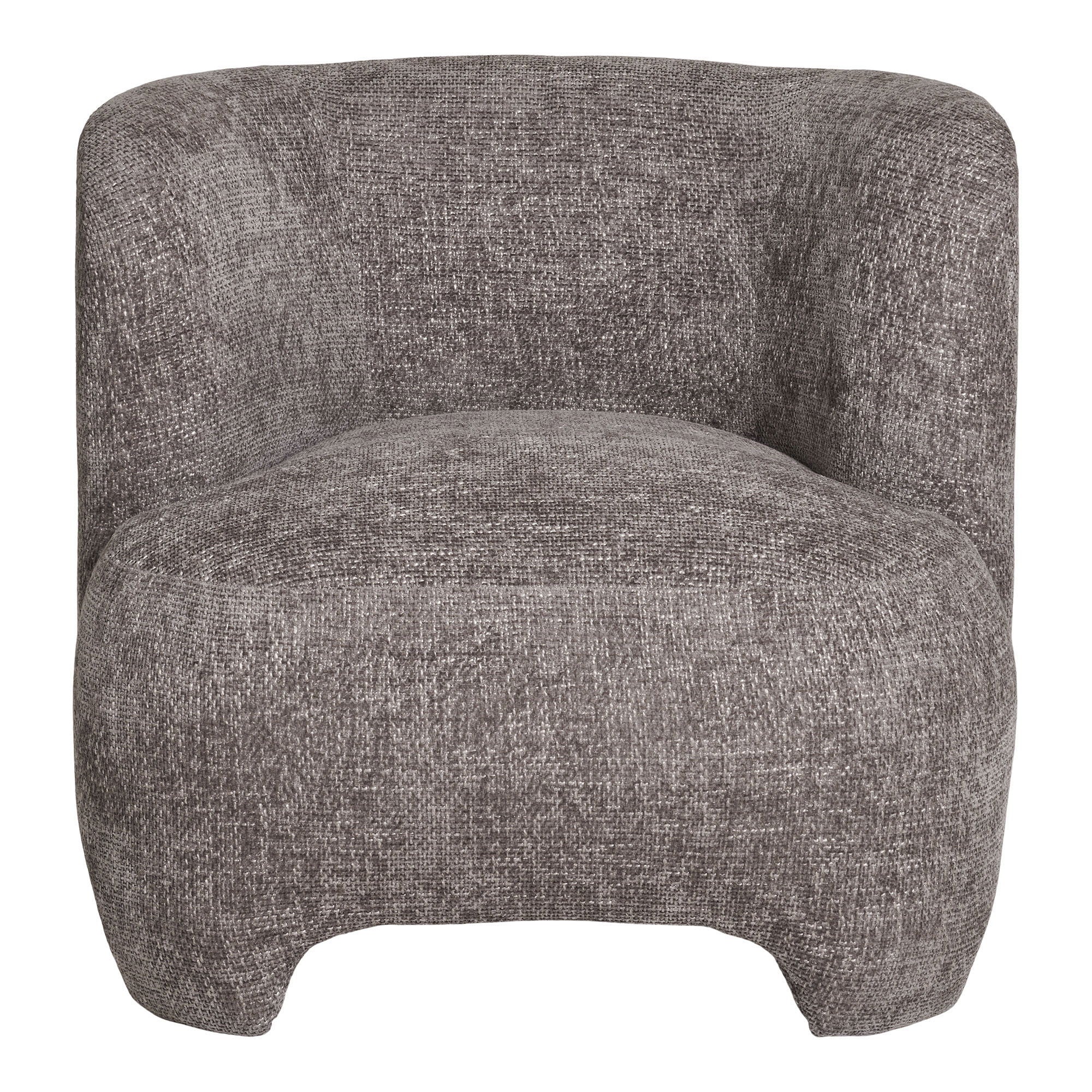 Nazare – Loungesessel in Grau, 79 × 77 × 72 cm